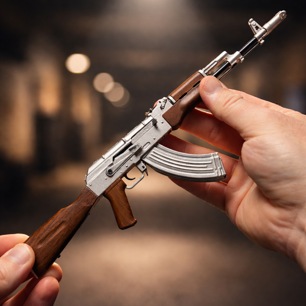 Silver AK-47 Limited Edition Model