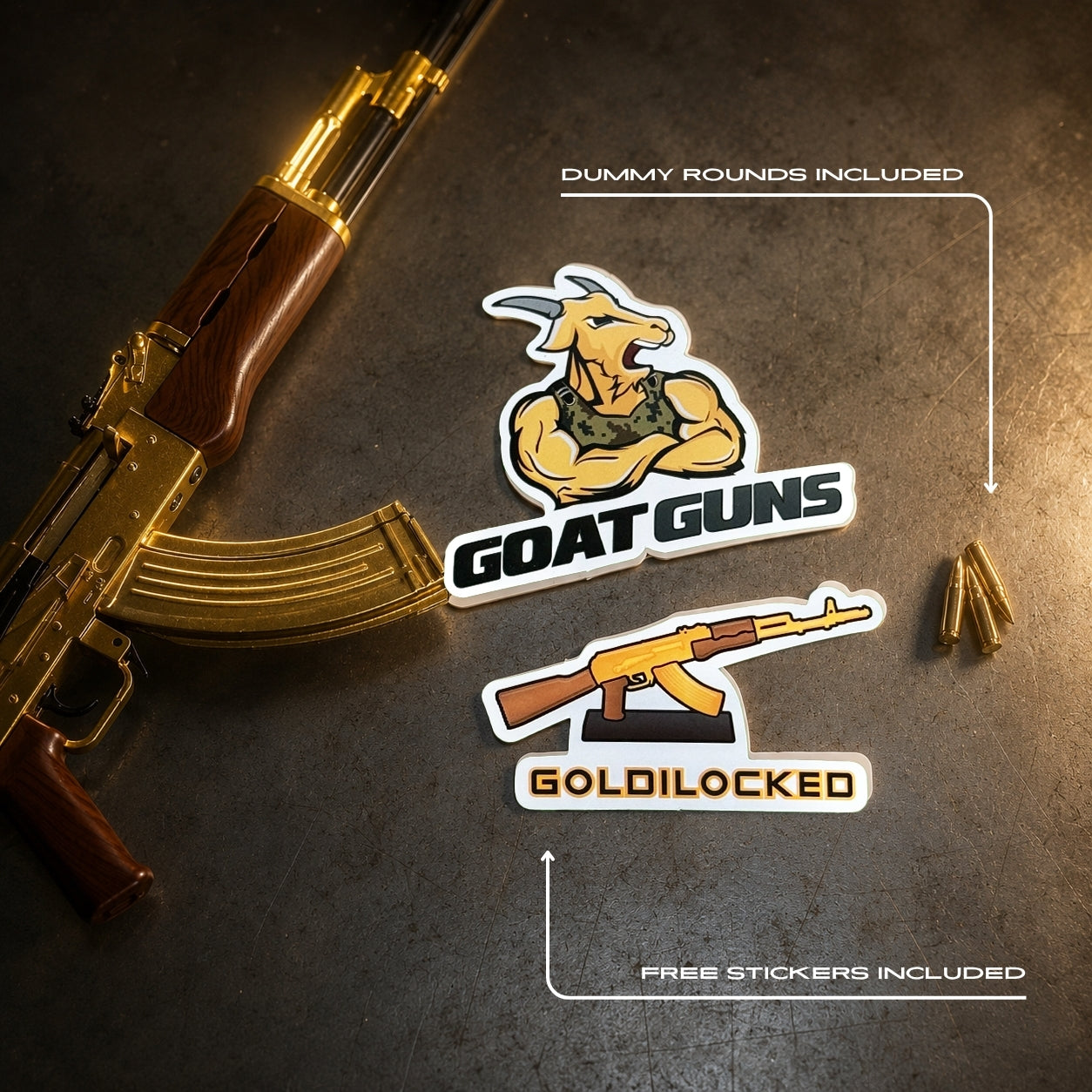 AK47 Model - Gold