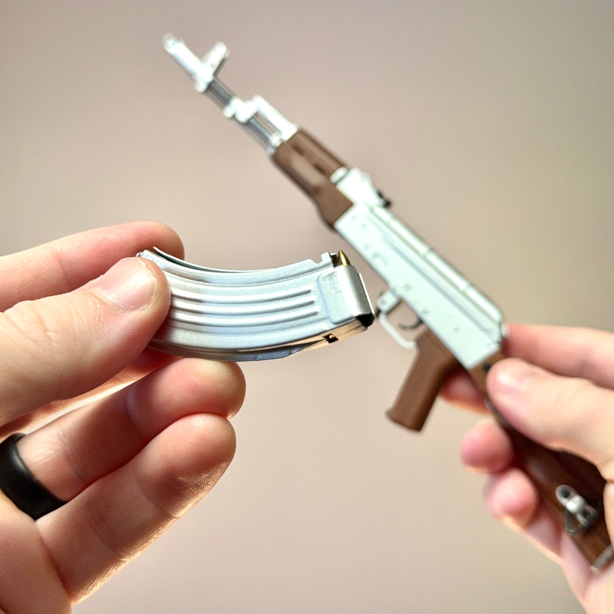 Silver AK-47 Limited Edition Model