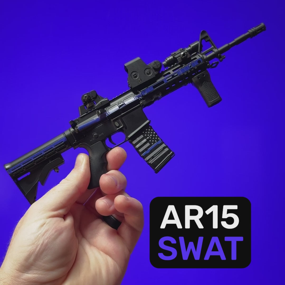 AR15 Model - Thin Blue Line/SWAT
