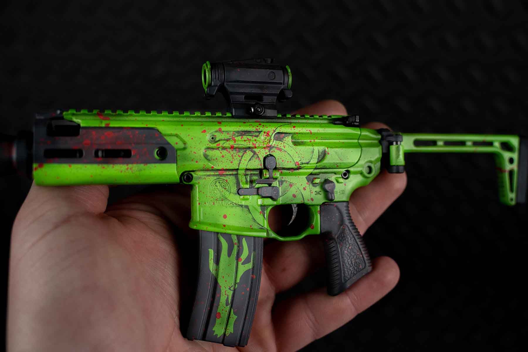 Mini SIG MCX® Scale Model- ZOMBIE Rare Edition
