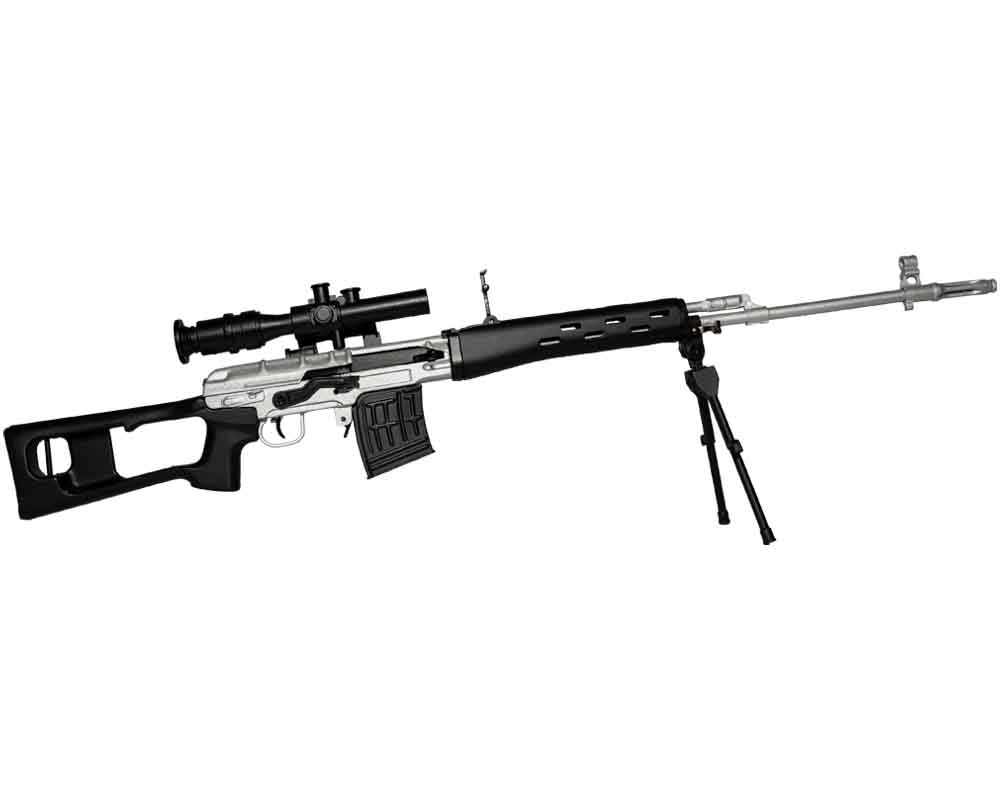 SVD 1:4 Scale Model Silver - Limited Edition